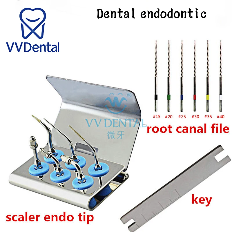 

Dental Tooth Whitening Scaler Endo Tip Endodontic Ultrasonic Tips Root Canal File Fit Woodpecker EMS Equipment