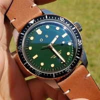 2022 new oris divers sixty five watch classic black green 42mm dial high quality leather strap mens quartz watch with gift box