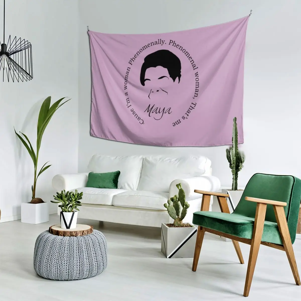 Гобелен с цитатой Maya Angelou