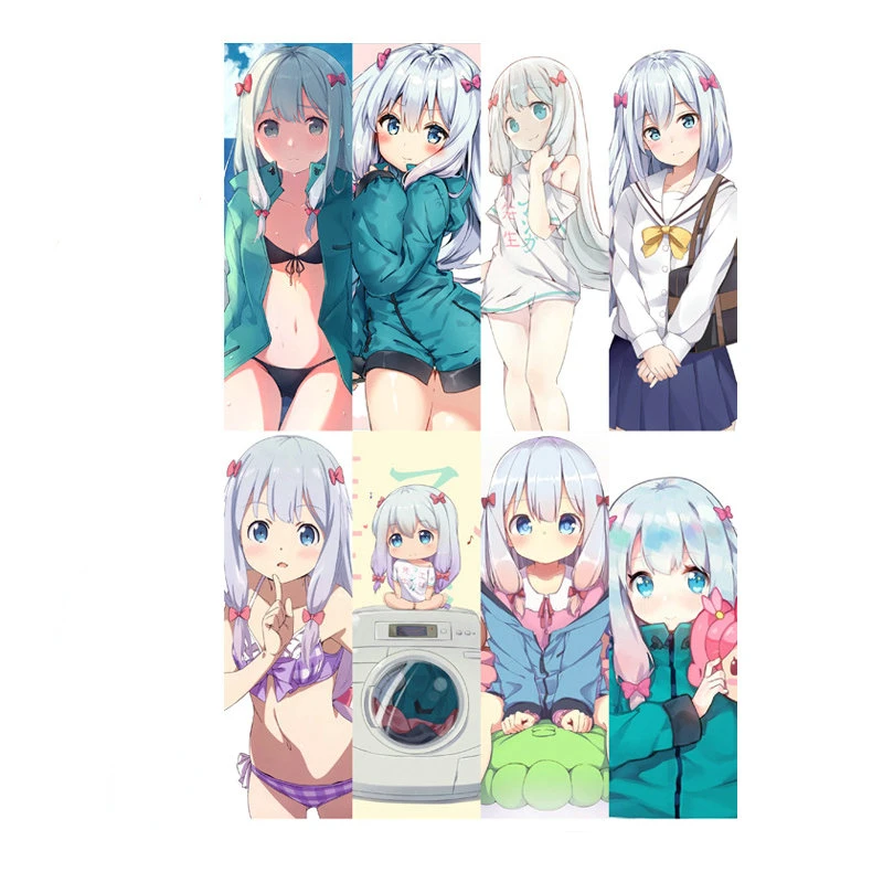 

Eromanga-sensei Anime Bookmarks Waterproof Transparent PVC Plastic Bookmark Beautiful Book Marks Gift
