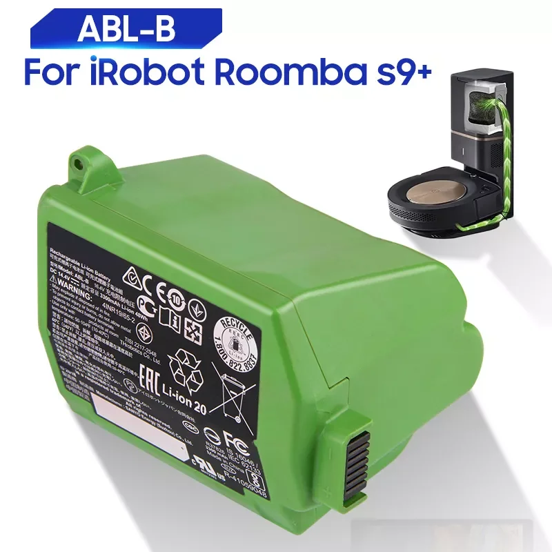 

Новинка 3300, оригинальная запасная аккумуляторная батарея для iRobot Roomba S9 + Оригинальная батарея мАч