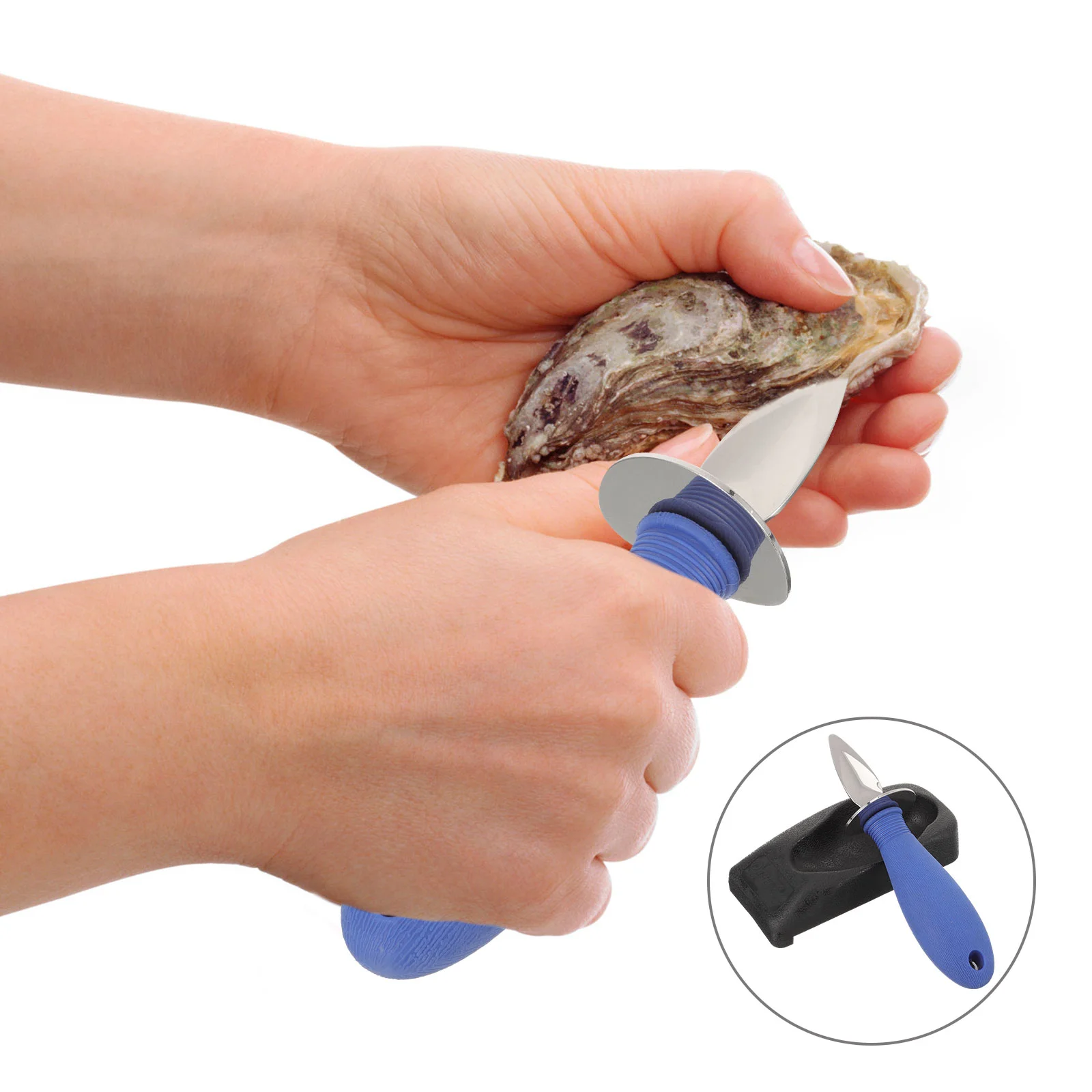 

Oyster Tools Seafood Home Scallop Opener Kitchen Clam Essentials Household Portable Shucker
