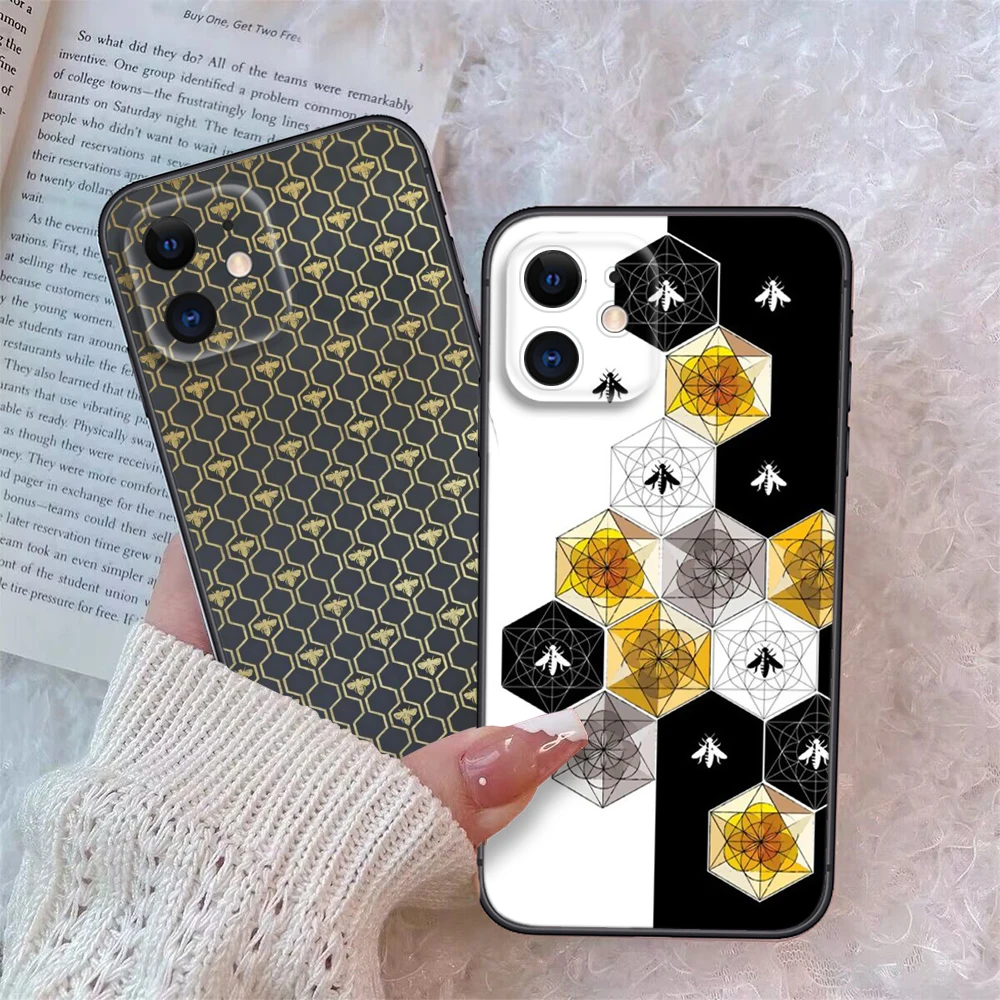 Мягкий чехол с изображением пчелы 10А для Redmi Note 11 11S 10 10T Pro Max 10S 9T 9 9S 8 8T 7 Xiaomi Mi 11I 12 12X