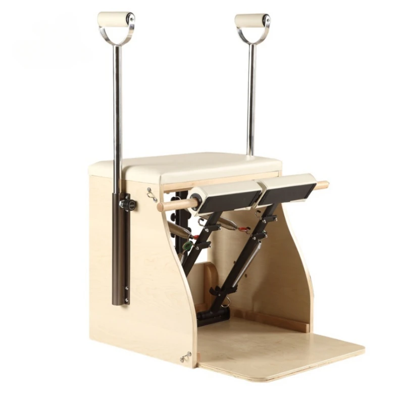 

Pilates Machine New Design Wood Pilates Equipment Reformer Yoga White Maple Pilates Chair