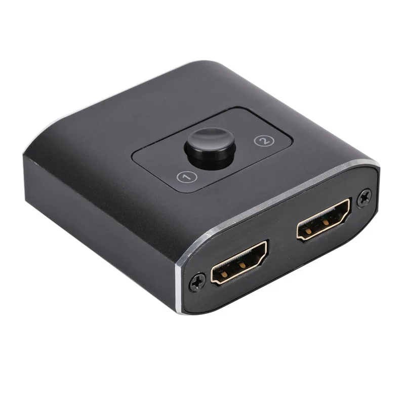 Switch 4K 60Hz Splitter HDMI-compatible 2.0 Switcher 2 In 1 Out & 1 In 2 Out Bi-Directional Splitter Support 4K 3D HDR