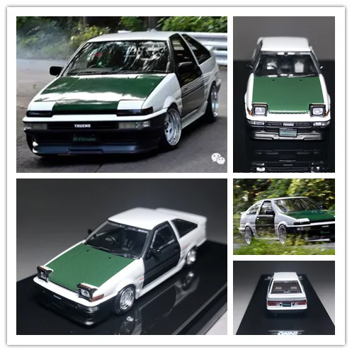 

Inno 1/64 Toyota Sprinter Trueno AE86 с карбоновыми дверями Коллекционная модель автомобиля лимитированная коллекция хобби игрушки