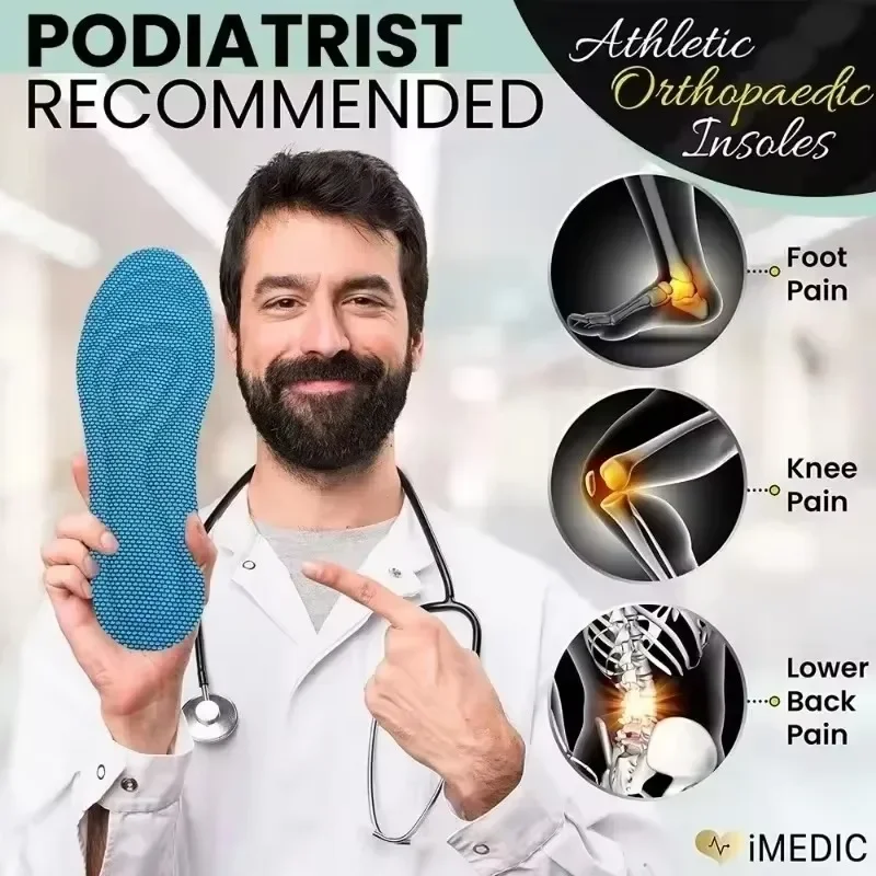 2/4 шт. ортопедические стельки из пены с эффектом памяти обувь для мужчин и женщин
