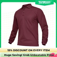 Поло с длинным рукавом Tacvasen за 1134 руб с купоном продавца