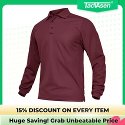 Поло с длинным рукавом Tacvasen за 1134 руб с купоном продавца