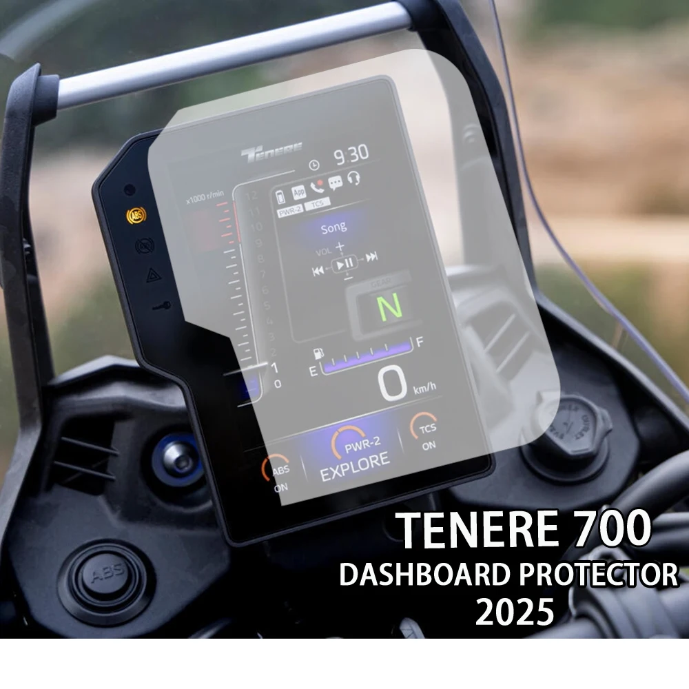 

Tenere 700 2025 Защитная пленка для мотоцикла для Yamaha Tenere 700, экран кластера царапин, аксессуары для приборной панели