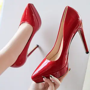 Hot Sale 2015 12cm So Kate Red Bottoms High Heels Shoes Women Patent  Leather Sexy Point Toe Pumps 35-42 - AliExpress