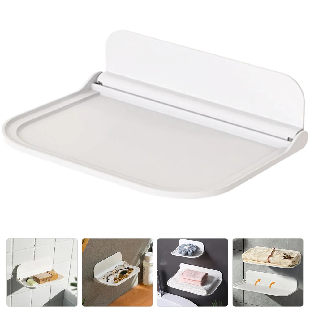 

Wall Rack Shelf Shelves Floating Storage Bathroom Hanging Mounted Board Display Home Bookshelves Sundries Organizer Drilling