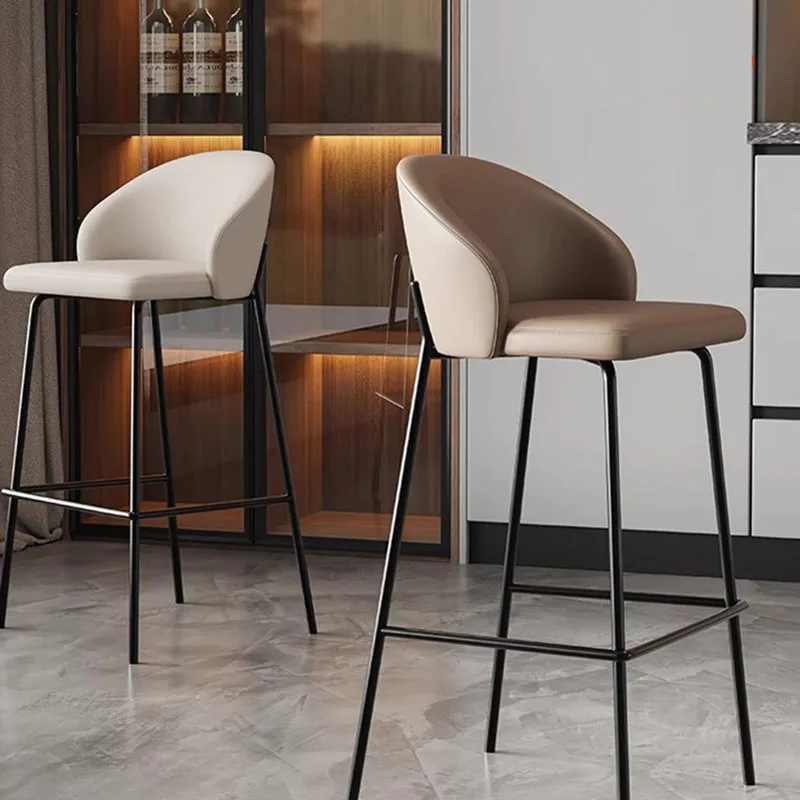 Высококачественные стулья для гостиной и бара простая Водонепроницаемая задняя