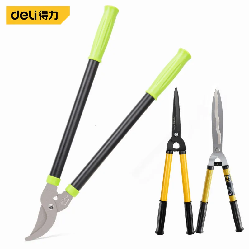 

Deli 1 Pcs Garden Tool High Branch Pruner Hedge Shears Multifunction Loppers Scissors Long Reach Handle Household Pruning Shears