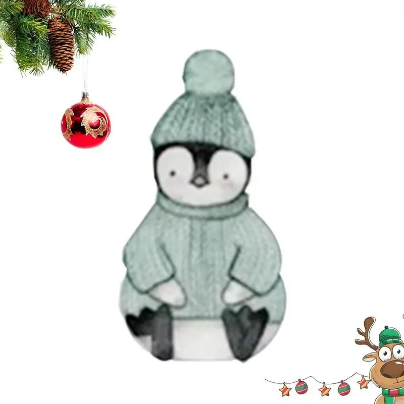 

Winter Penguin Snowman Wall Stickers Christmas Penguin Sticker Christmas Window Wall Decals Kids Room Home Party Shop Decoration