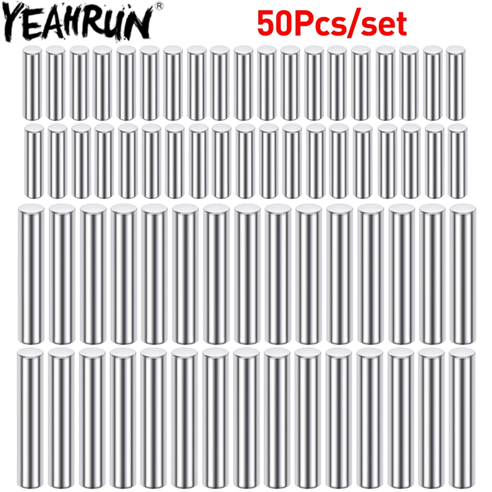 Фото YEAHRUN 50 шт. АДАПТЕРНЫЕ штифты, осевые крестовые штифты 1,5*5 мм 1,5*10 мм 2*10 мм для 1/10 1/12 1/14 1/16 1/24 RC гусеничные автомобили, детали для модернизации №1