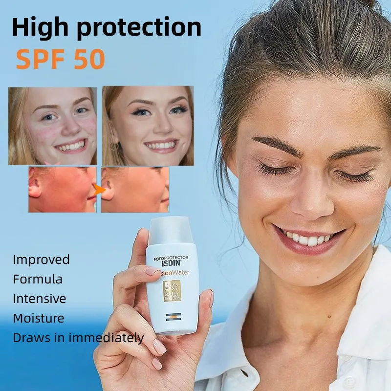 

ISDIN Facial Sunscreen Isolation Cream Zinc Oxide And 100% Mineral Sunscreen Sunblock Spectrum SPF 50+ Sensitive Skin 50ml