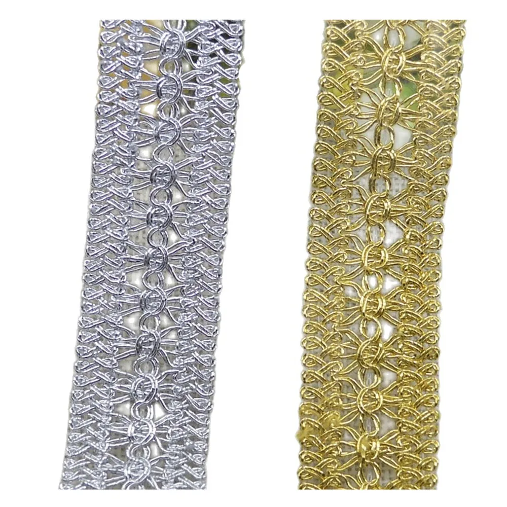 1 м новейшая Золотая кружевная ткань 3 5 см аппликация кружево гипюровые ленты