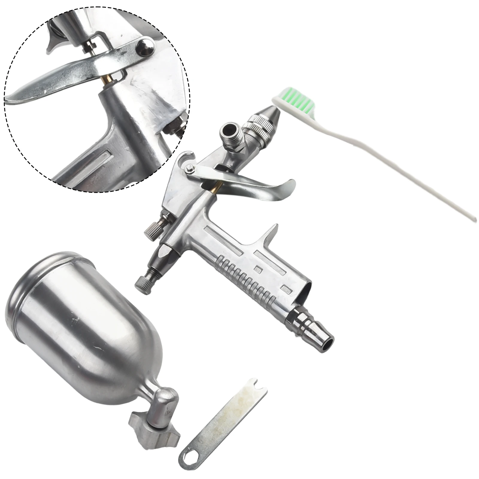 

Spray Tool Spray Machine Replacement Nozzle Parts 125ml Accessories C-type Quick Connector Gravity Type K-3 Kit