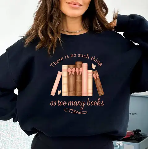 THERE IS NO SUCH THING AS TOO MANY BOOKS Толстовка