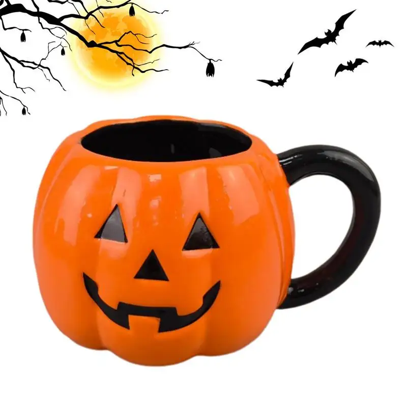 

Pumpkin Coffee Mugs Cute Pumpkin Cup Ins Ghost Festival Zombie Cup Orange Mug Halloween Theme Party Favor Housewarming Gift