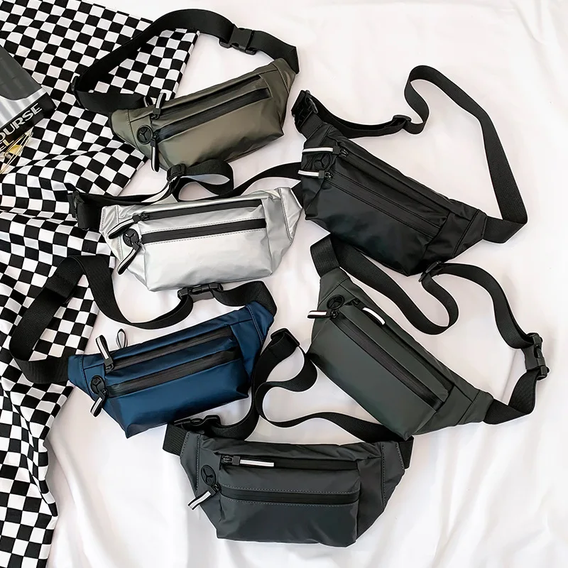 

Waterproof Man Waist Bag Fanny Pack Fashion Chest Pack Outdoor Sports Crossbody Bag Casual Travel Male Belt Bag Hip Waist Packs