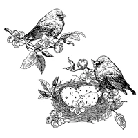 beautiful bird clear stamps scrapbooking crafts decorate photo album embossing cards making clear stamps new