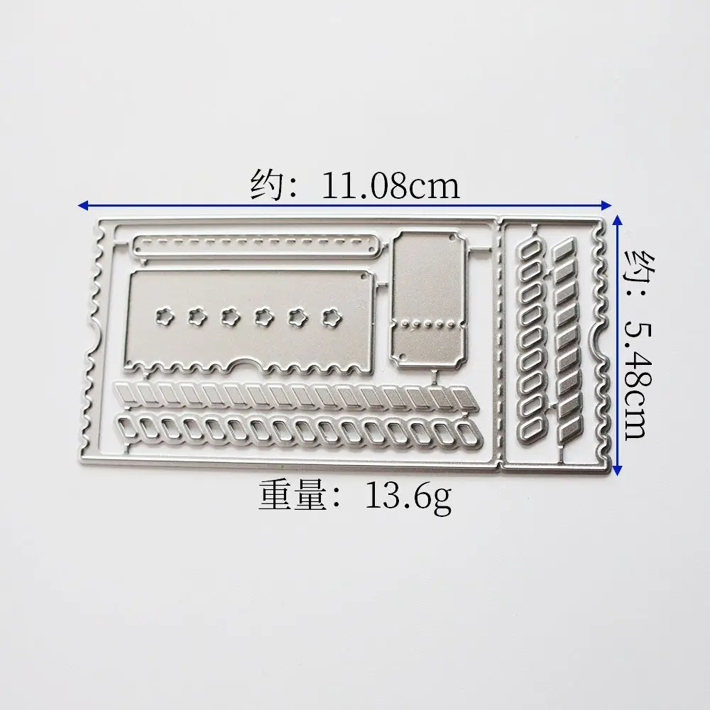 Новинка 2024 альбом с билетами из фильмов металлические трафареты для резки DIY