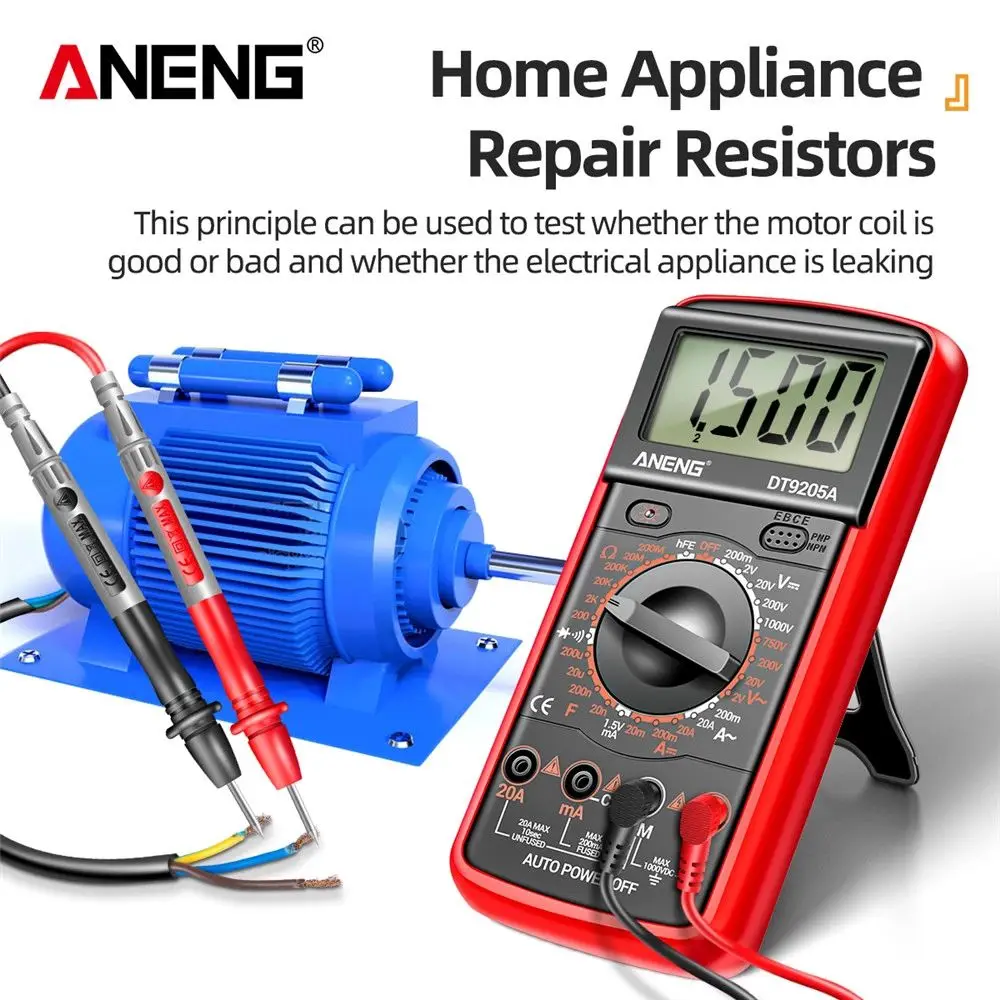 

High Precision Detector Tool Profesional Analog Multimetro Current Voltage Tester True RMS Digital Smart Multimeter