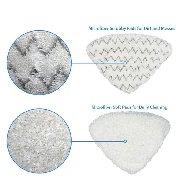 4 пары сменных подушечек для паровой швабры Bissell Poweredge и Powerforce Lift-Off серии 2078 2165 20781