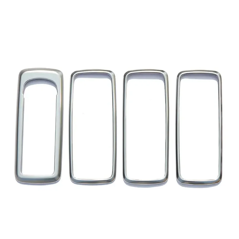 Для Land Rover Range Rover Sport 10-13 Discovery 4 LR4 09-16 ABS Серебряная кнопка для стеклоподъемника автомобиля крышка рамы отделка автомобильные аксессуары