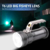 portable searchlight usb rechargeable outdoor led mini portable strong light multifunctional torch utility gadget