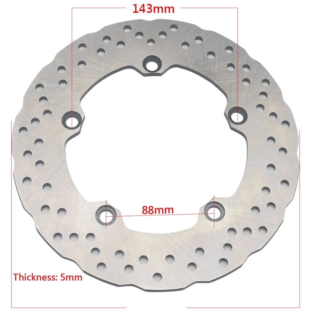 245 мм задний тормозной дисковый ротор мотоцикла для Yamaha MT-07 MT07 689cc MT-09 MT09 Sport Tracker MT850