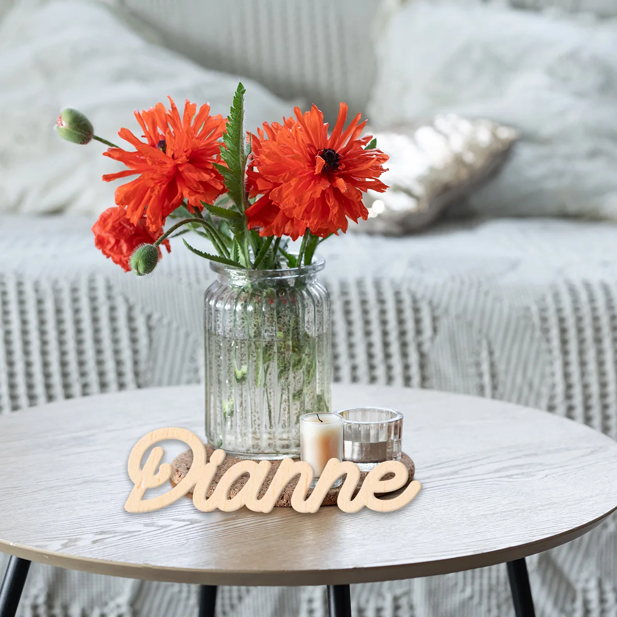 Деревянная именная табличка Putri Duyung