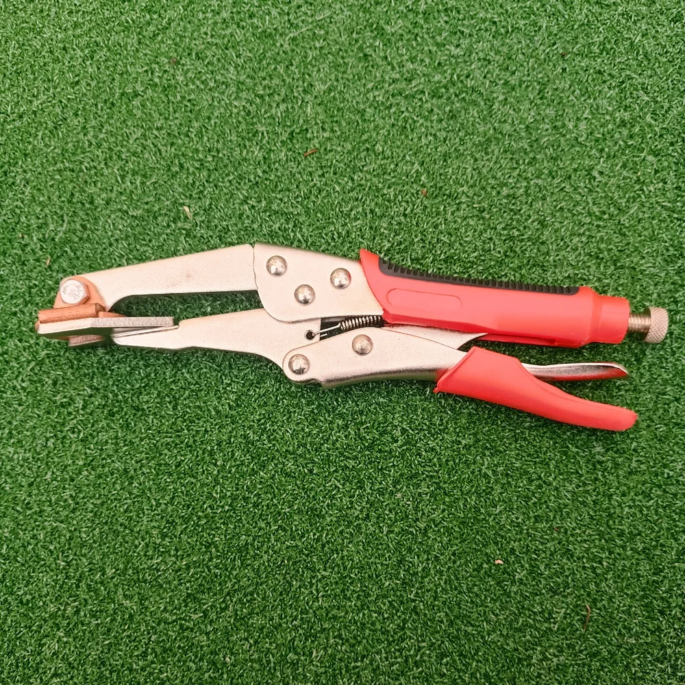 

9 Inch Spot Welding Pliers Plug Copper Pad And U Shaped Jaw Locking Pliers