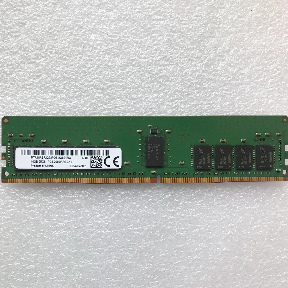 1 шт. для MT RAM 16GB 16G 2RX8 2666 PC4-2666V DDR4 памяти