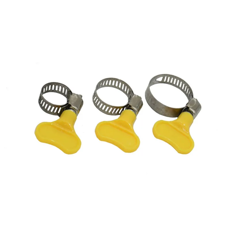

11mm/12mm/16mm/20mm/25mm hose fixing ring Collar flexible Buckle adjustable snap garden hose handle anti-shedding adapter 5pcs