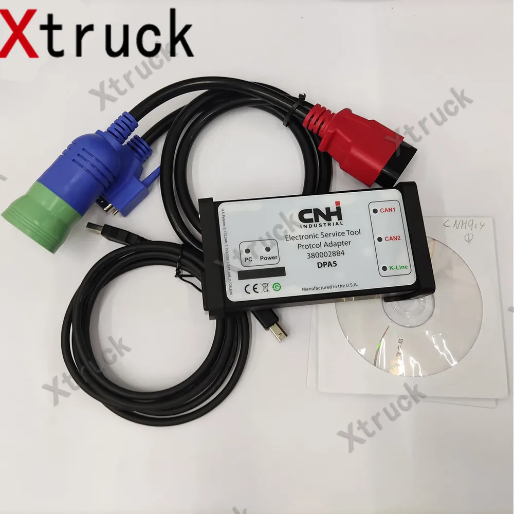 

V9.5 engineering Industrial electronic service tool protcol adapter 380002884 for CNH DPA5 EST Case Agriculture Diagnostic Tool