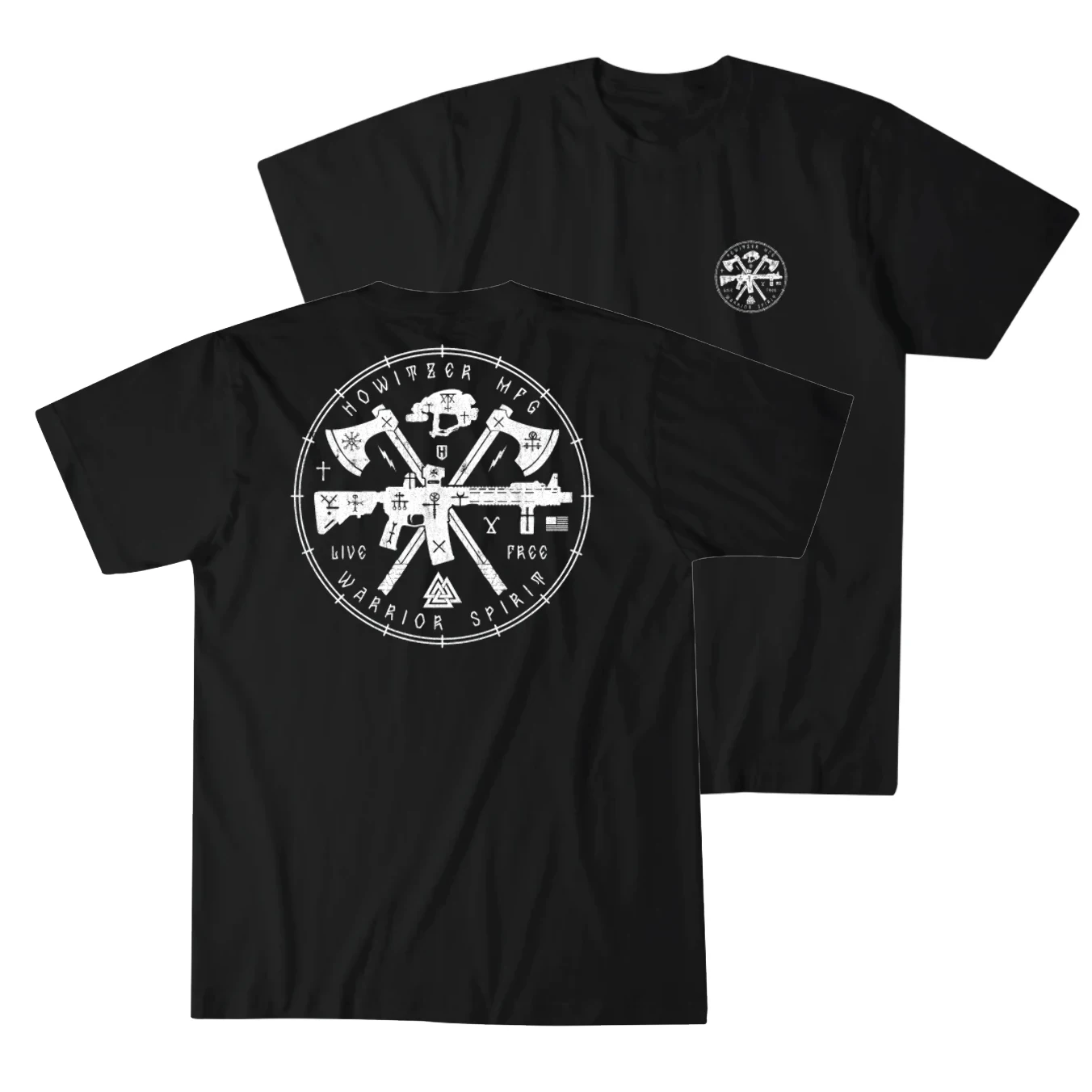 

Warrior Spirit Vi king Style Tactical Military T-Shirt 100% Cotton O-Neck Summer Short Sleeve Casual Mens T-shirt Size S-3XL