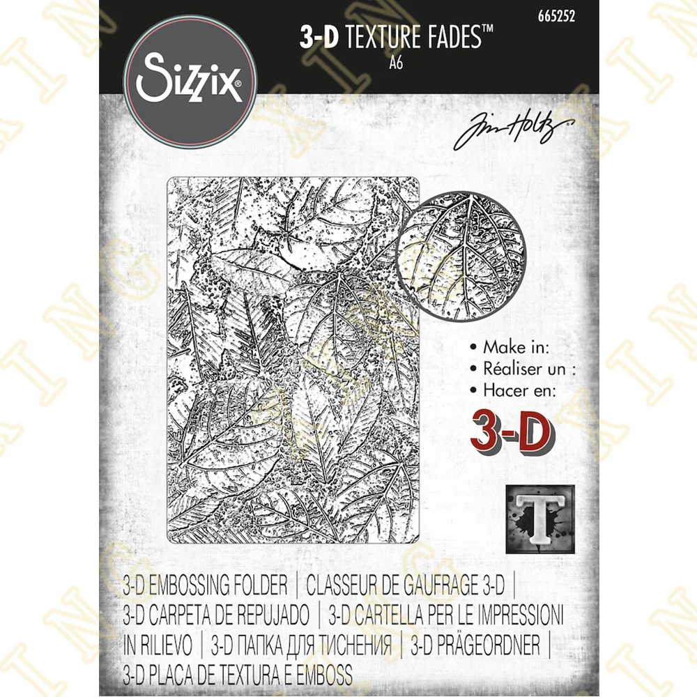 

Foliage Texture Fades 3d Embossing Folder Hot Plastic Craft Card Making Paper Card Album Wedding Decoration Embossing Folders