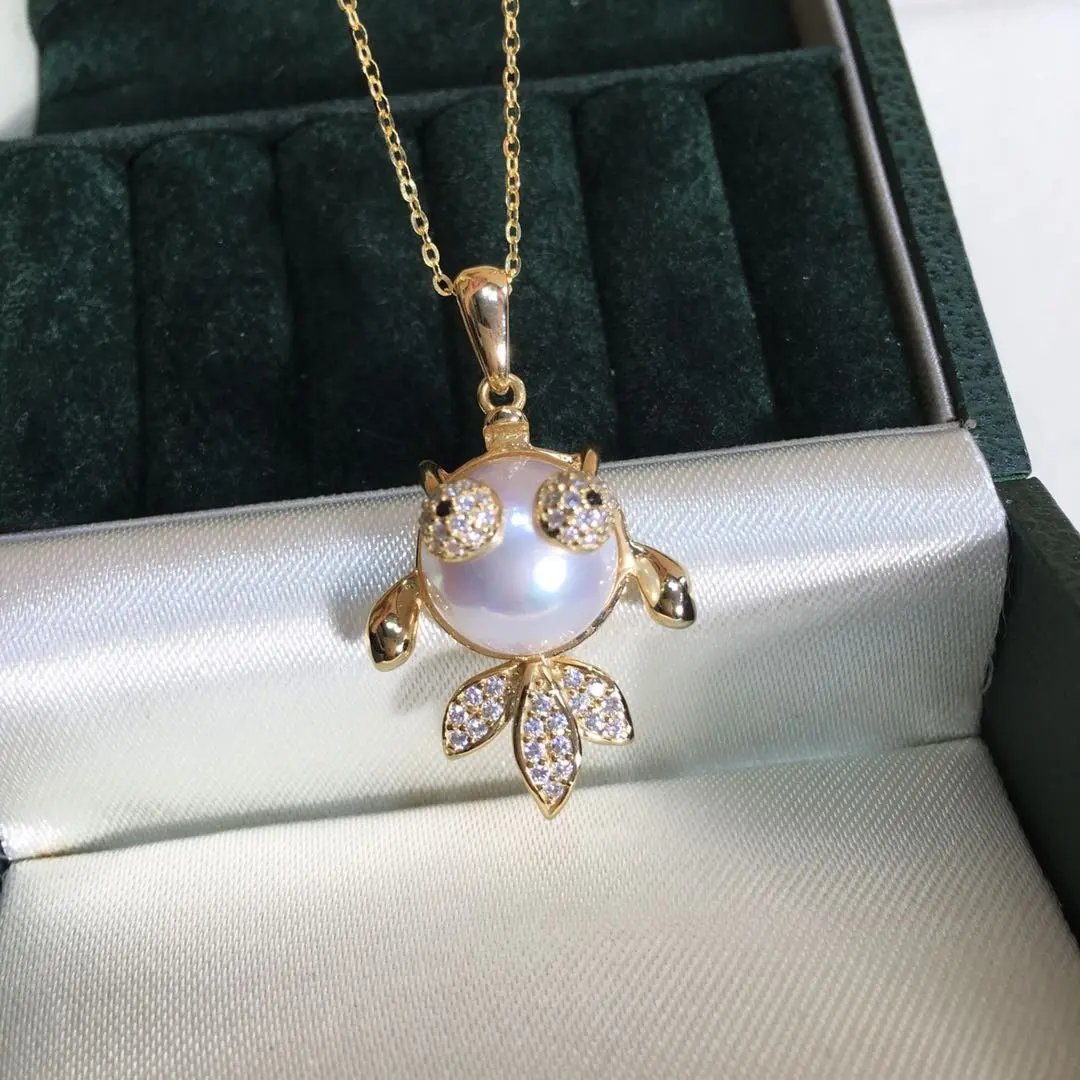 

Женское ожерелье из серебра 925 пробы, с натуральным жемчугом, 11-12 мм