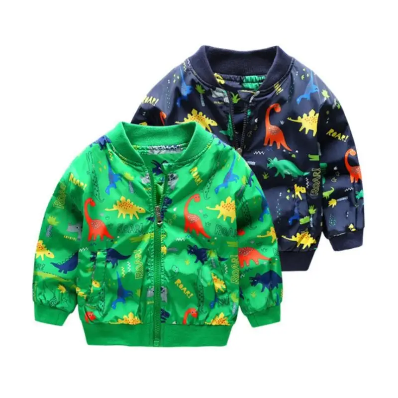 

2019 baby Children's jacket spring and autumn new cartoon coats pattern boy girl jacket children's windbreaker 2-6Y