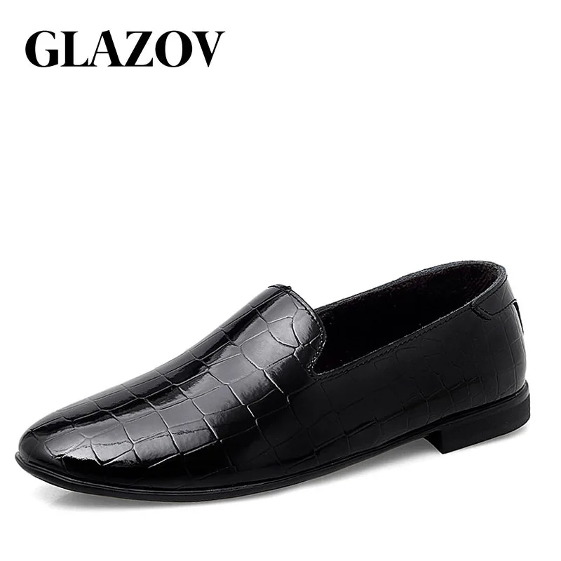 

Мужские брендовые Лоферы GLAZOV, слипоны ручной работы, кожаная мужская классическая обувь, модные мужские лоферы, Повседневная Уличная обувь, мужская обувь