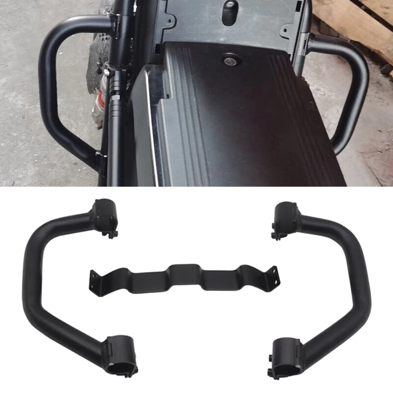 

Universal Motorcycle Refit Engine Guard Highway Crash Bar Body Frame Falling Protector Set Black Aluminum Alloy
