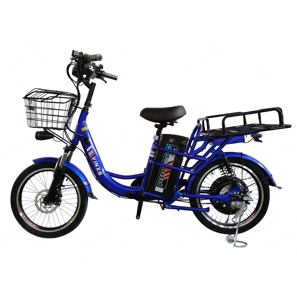 

48v 500w Electric Bicycle 20 Inches Assistance Bike Lithium Battery Wear-Resistant Pneumatic Tire Three Speed Transmission