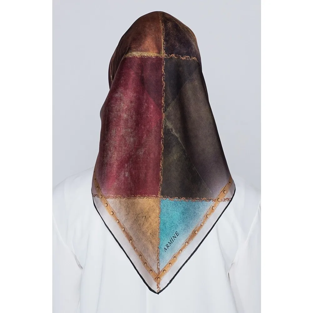 

Dorlie Silk Scarf 8117D (Twill) (Nostalgia)-32