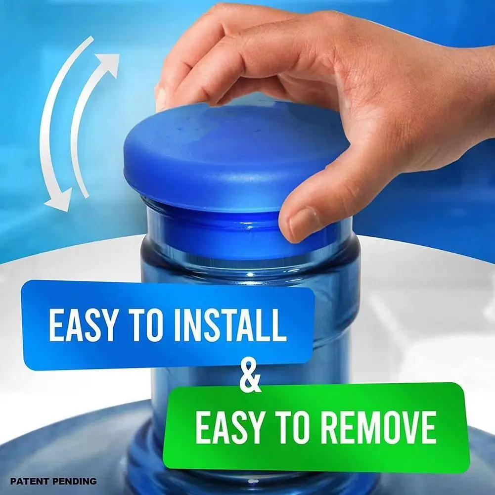 

3pcs/ Reusable Bottle Stopper Anti-Splash Non-Spill Water Bottle Caps 3 Gallon Water Jugs 5 Gallon Water Bottle Cap Lid