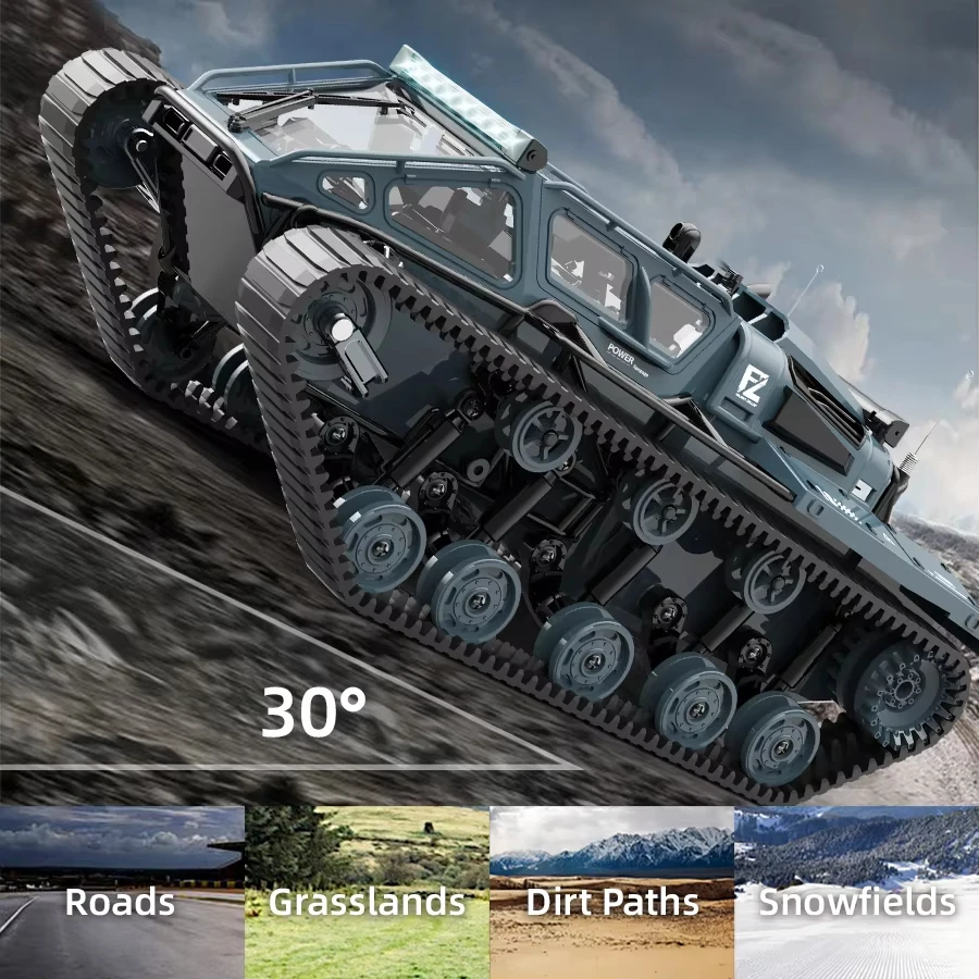 JJRC C8812 Светодиодный светильник 2 4G полномасштабный гусеничный танк