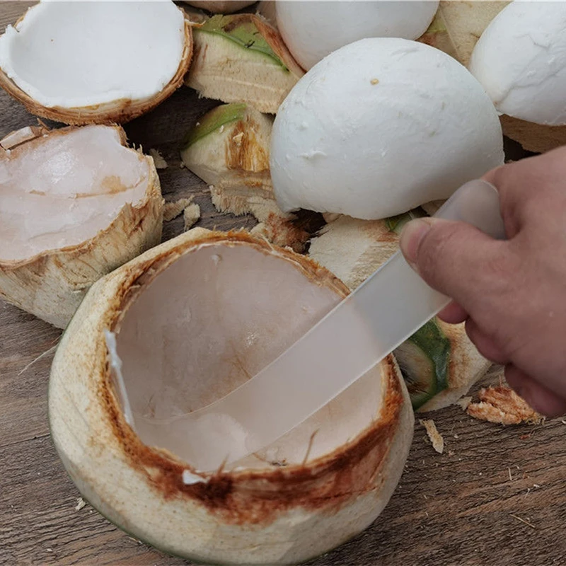 Digging Coconut Tool Plastic Coconut Meat Remover Washable Coconut Shaving Cutter Coconut Egg Soft Knife Fruit Tools images - 6