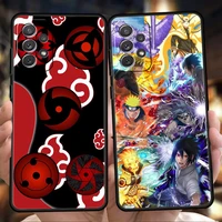 naruto red uchiha sasuke silicone case for samsung galaxy a32 a52 a13 a22 a72 a51 a71 a41 a11 a31 a21s 5g luxury phone cover tpu